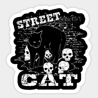 Street cat Sticker